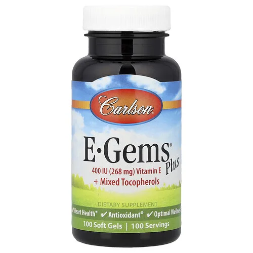 Carlson, E-Gems® Plus, 100 capsules à enveloppe molle