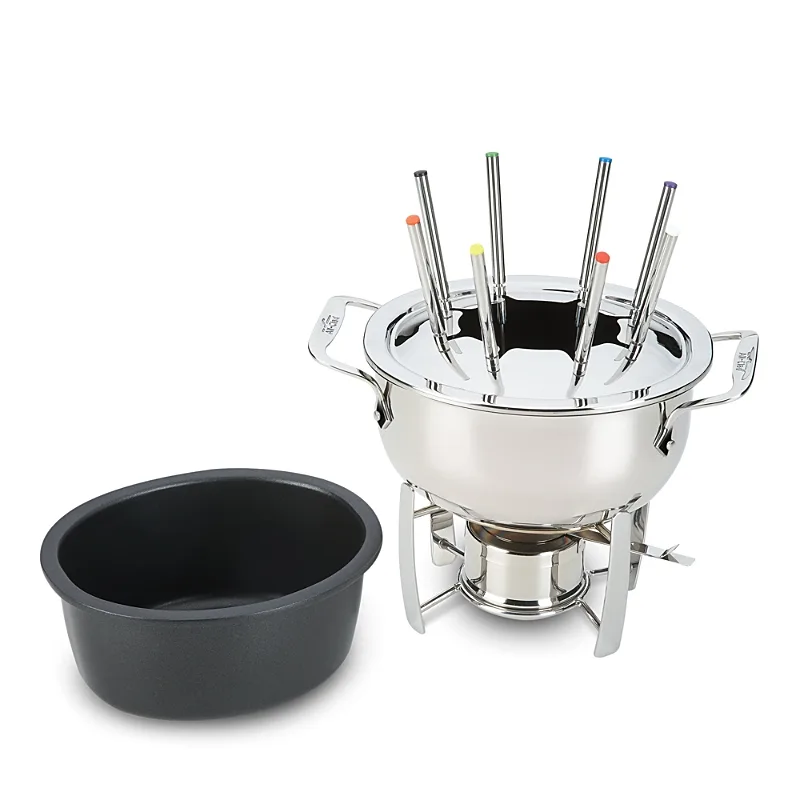 All-Clad 3.5-Quart Fondue Pot with Cast Aluminum Insert
