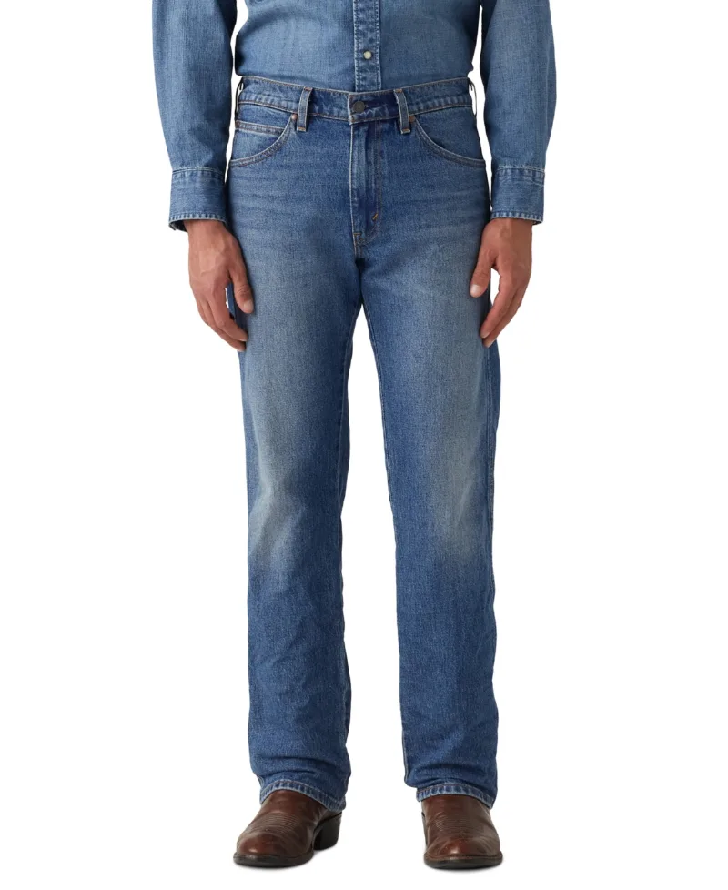 Levi's Men's 557 Western Straight Fit Boot Cut Jeans - Caught In The Rain