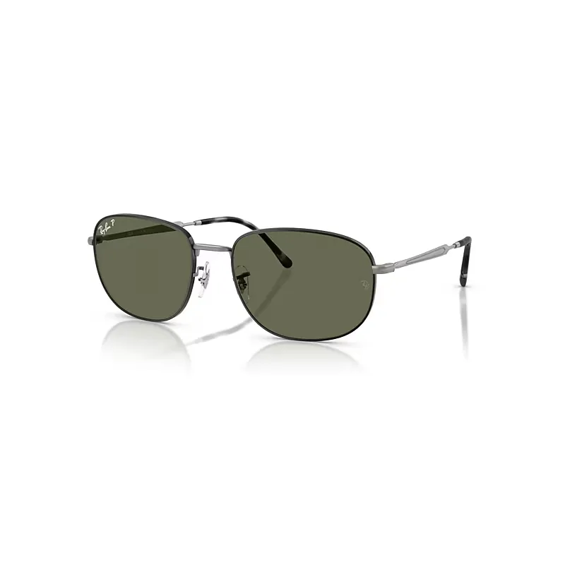 Ray-Ban Rb3754 Sunglasses Matte Gunmetal Frame Green Lenses Polarized 60-19