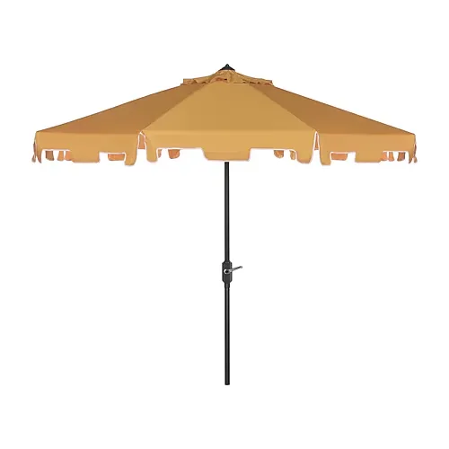 Safavieh Zimmerman Collection Patio Umbrella, One Size, Yellow