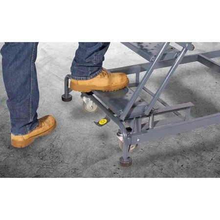 Lockstep Rolling Ladder,Steel,60 in.H