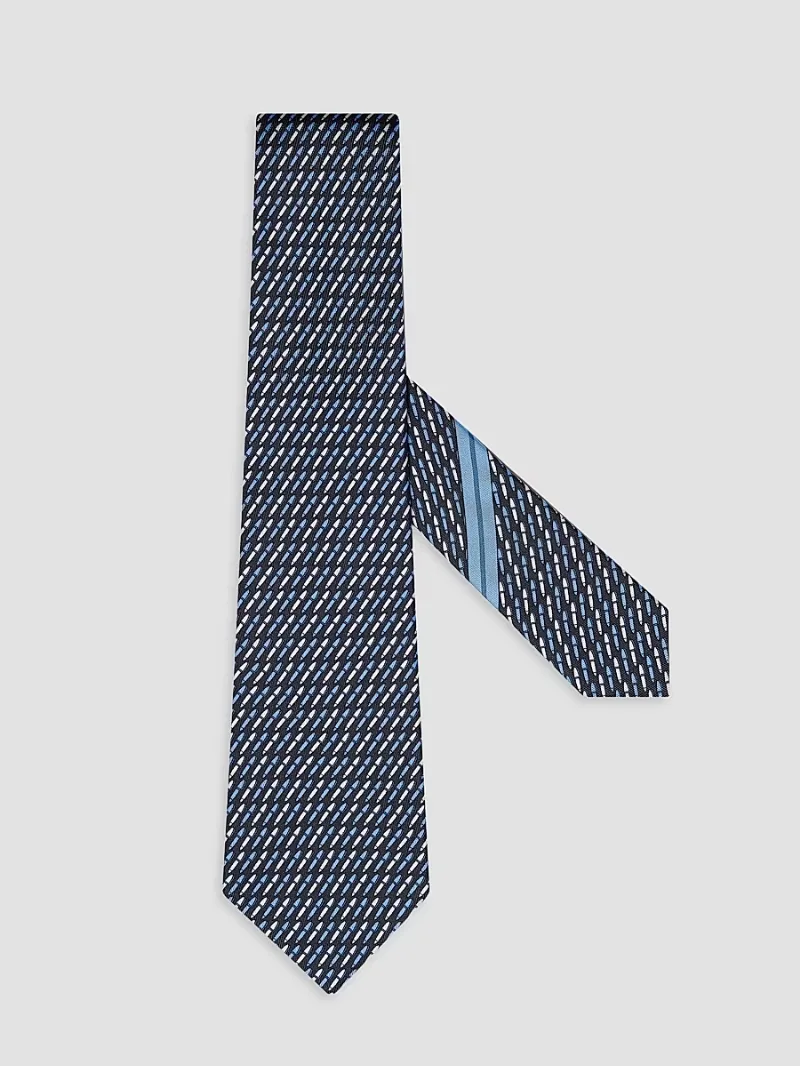 Men's Silk Tie - Navy Blue