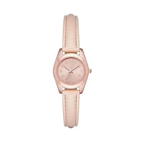 Womens Pink Strap Watch Fmdjo129, One Size