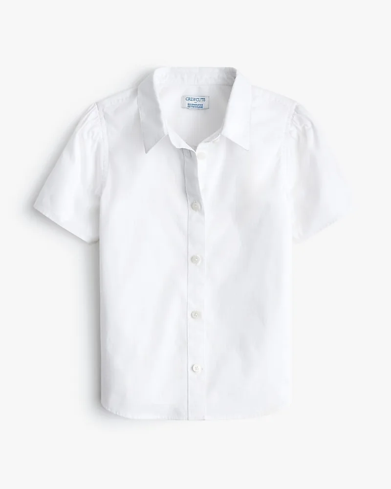 Girls' classic button-up shirt
