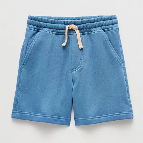 Thereabouts Little & Big Kid Boys Mid Rise Fleece Pull-On Short, Xx-small (4-5), Blue