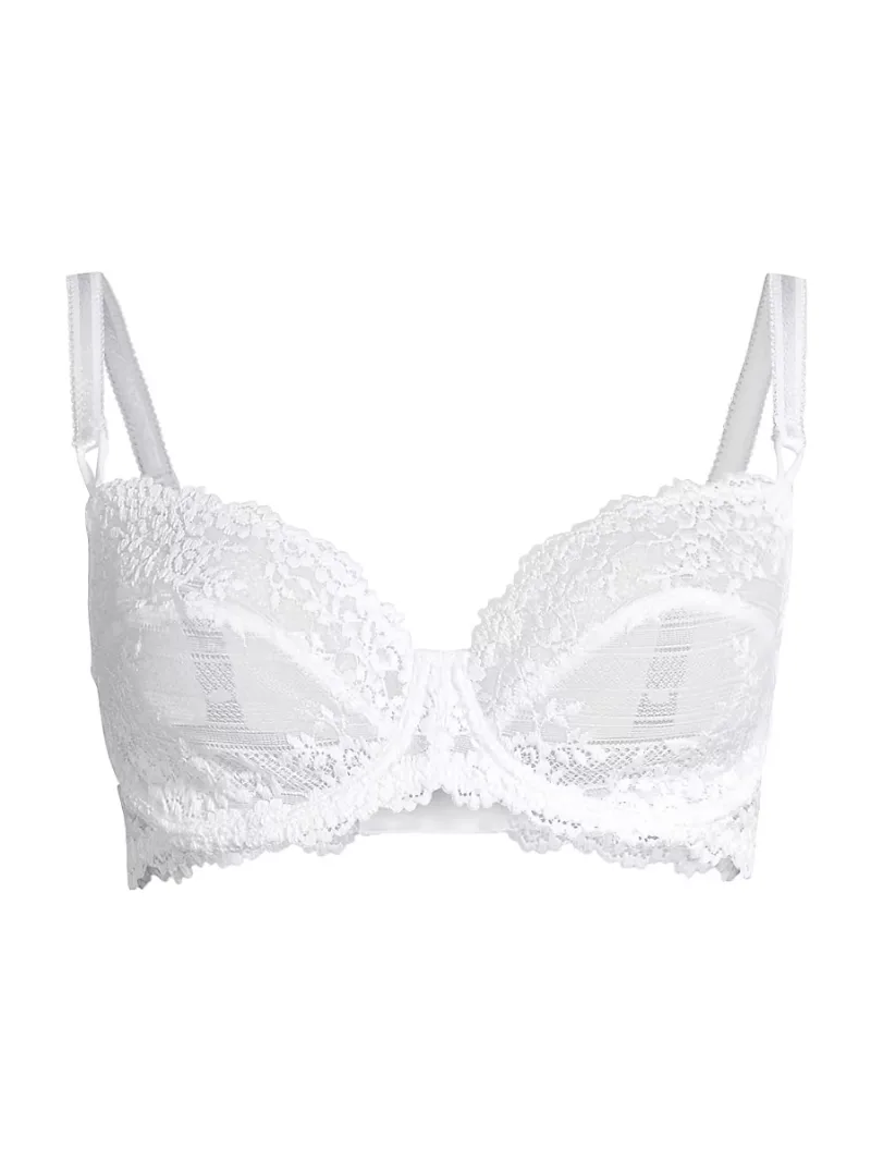 Women's Embrace Lace Underwire Bra - White - Size 38C