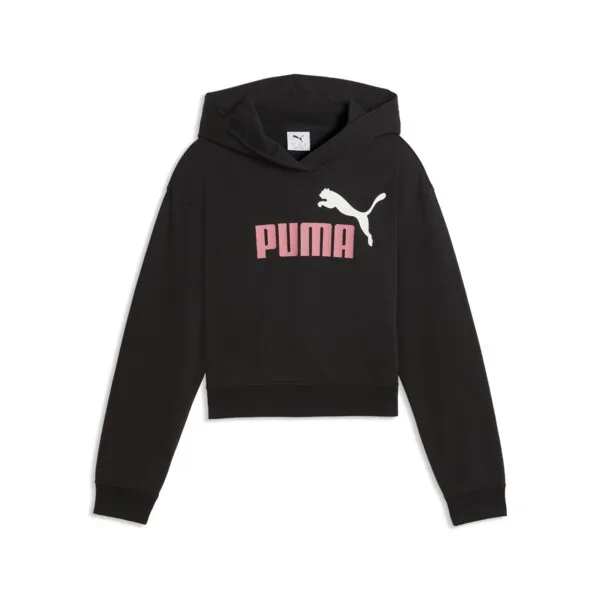 Sudadera PUMA Essentials 2 Colour No. 1 para Adolescentes en Talle 9-10Y Negro/wild Rosa