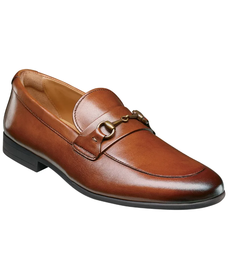 Florsheim Men's Modena Moc-Toe Bit Loafers - Cognac