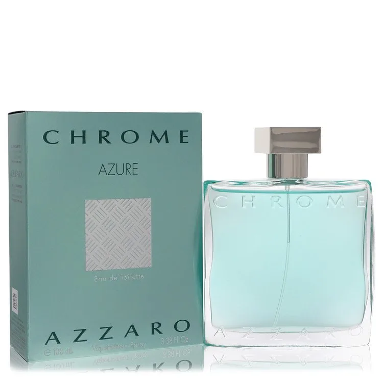 Chrome Azure Cologne by Azzaro 3.4 oz EDT Spray for Men