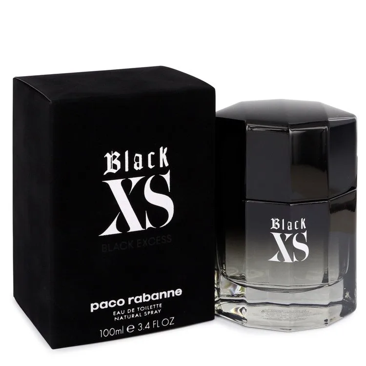 Black Xs Cologne 3.4 oz EDT Spray (2018 New Packaging) for Men