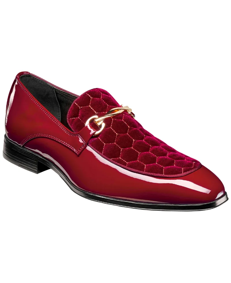 Stacy Adams Men's Sprague Moc-Toe Shoe - Burgundy