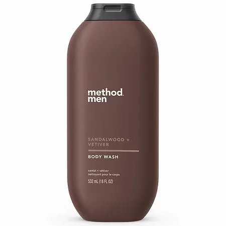 method men Body Wash Sandalwood Vetiver - 18.0 fl oz