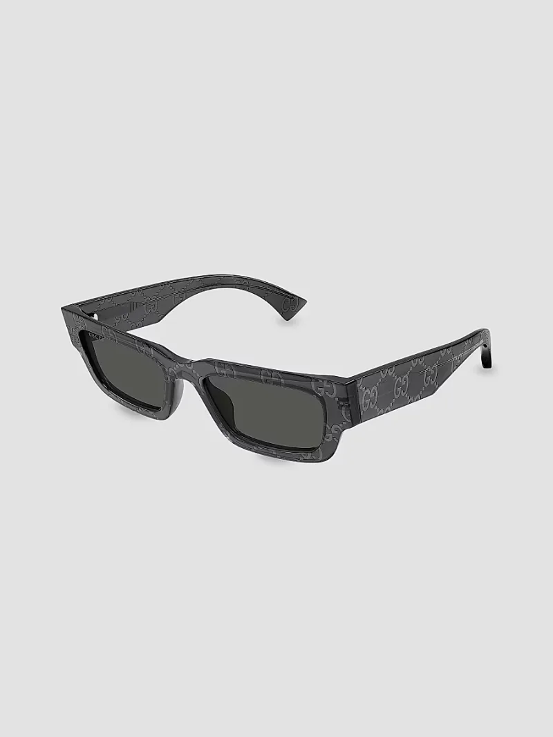 Gucci Men's Gucci Miami 52MM Rectangle Sunglasses - Grey