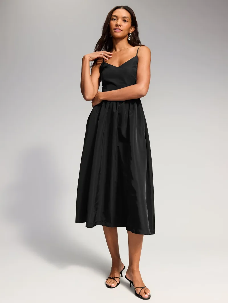 The Occasion by Old Navy Sleeveless Fit and Flare Midi Dress