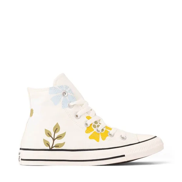 Converse Chuck Taylor All Star Retro Floral High-Top Sneaker - Egret