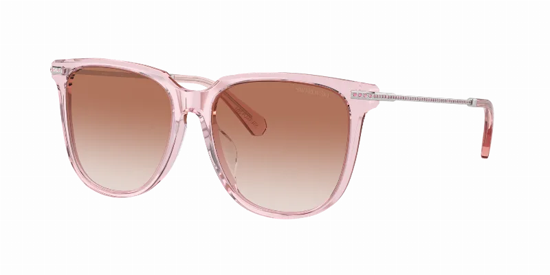 SWAROVSKI Woman Sunglasses SK6015D  -  Frame color: Transparent Pink, Lens color: Pink Gradient Pink