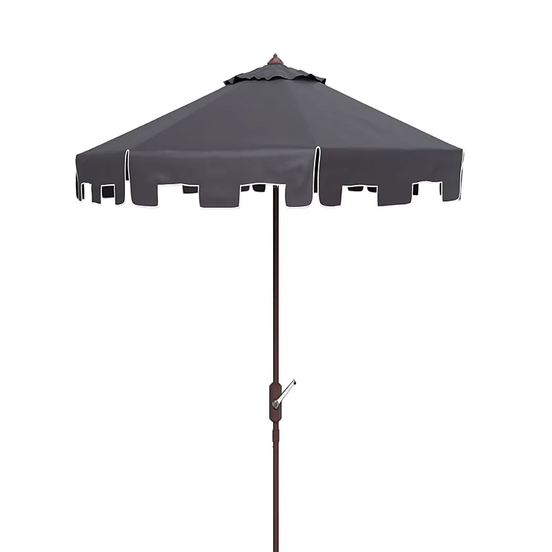 Safavieh Zimmerman 11 Ft Crank Market Umbrella