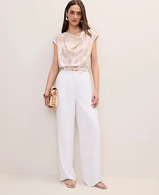 Ann Taylor The Pleated Straight Pant