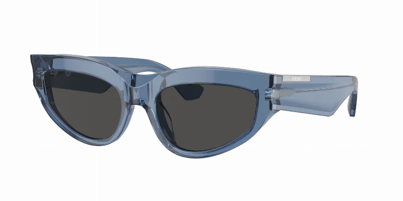 BURBERRY Woman Sunglasses BE4425U  -  Frame color: Blue, Lens color: Dark Grey