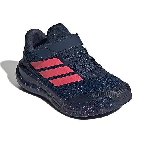 adidas Cloudfoam Adidas Runfalcon 6 Little Kid Girls Running Shoes, 1 Medium, Blue