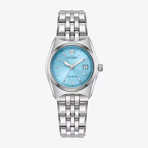 Citizen Corso Womens Silver Tone Stainless Steel Bracelet Watch Ew2291-51l, One Size, Silver