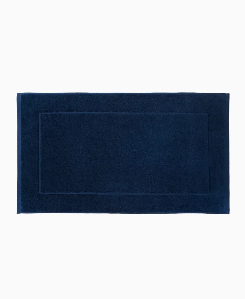 Sferra Cielo Tub Mat Cotton Bath Towel, 20" x 35" - Ink