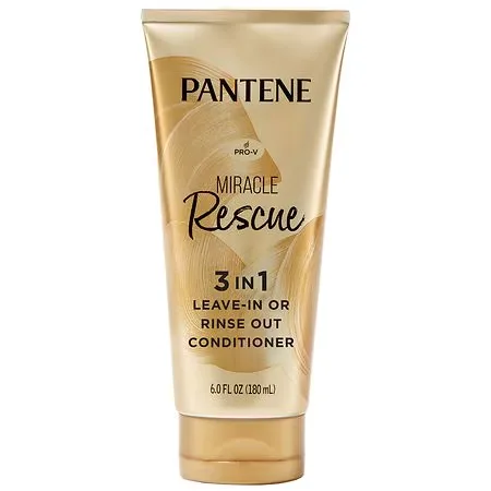 Pantene Pro-V 3in1 Multi-Tasking Leave-in or Rinse Off Conditioner - 6.0 fl oz