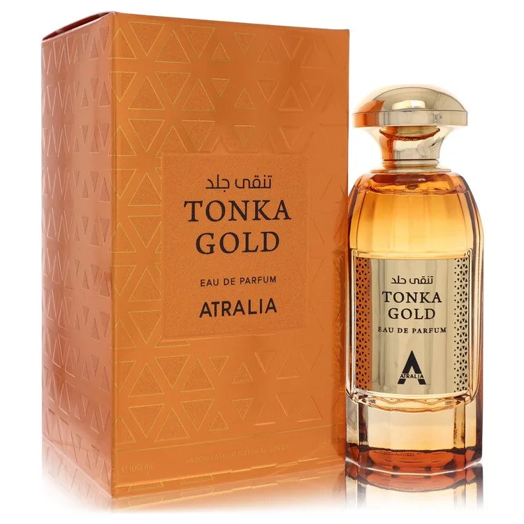 Atralia Tonka Gold Cologne 3.4 oz EDP Spray (Unisex) for Men