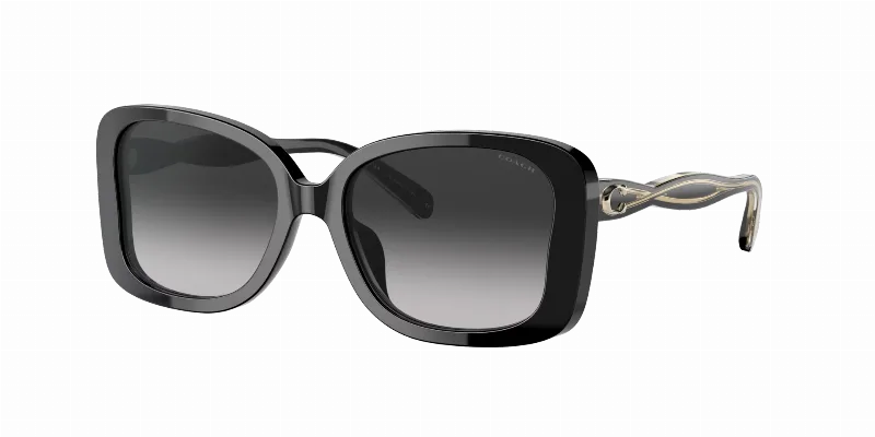 COACH Woman Sunglasses C7994  -  Frame color: Black, Lens color: Grey Gradient