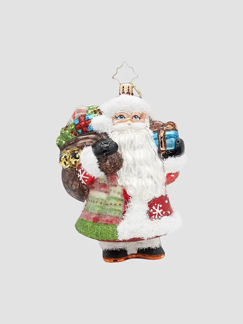 Christopher Radko The Jolliest Fellow Glass Ornament