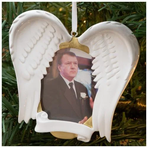 Angel Wing Memory Frame Ornament