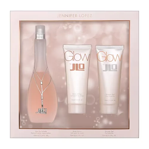 JENNIFER LOPEZ Glow By JLO Eau De Toilette 3.4 Oz 3-Pc Gift Set ($62 Value), One Size, Set
