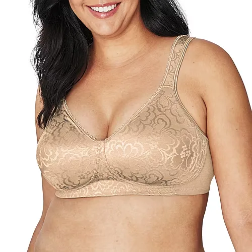 Playtex 18 Hour Ultimate Lift & Support Full Coverage Wireless Full Coverage Bra 4745, D, Beige