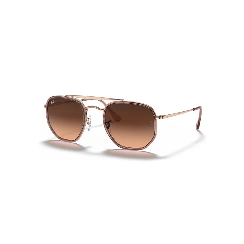 Ray-Ban Marshal Ii Sunglasses Copper Frame Pink Lenses 52-23