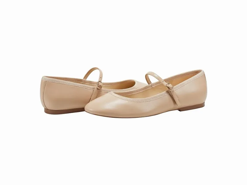 Marc Fisher LTD Espina (Light Natural Leather) Women's Flat Shoes