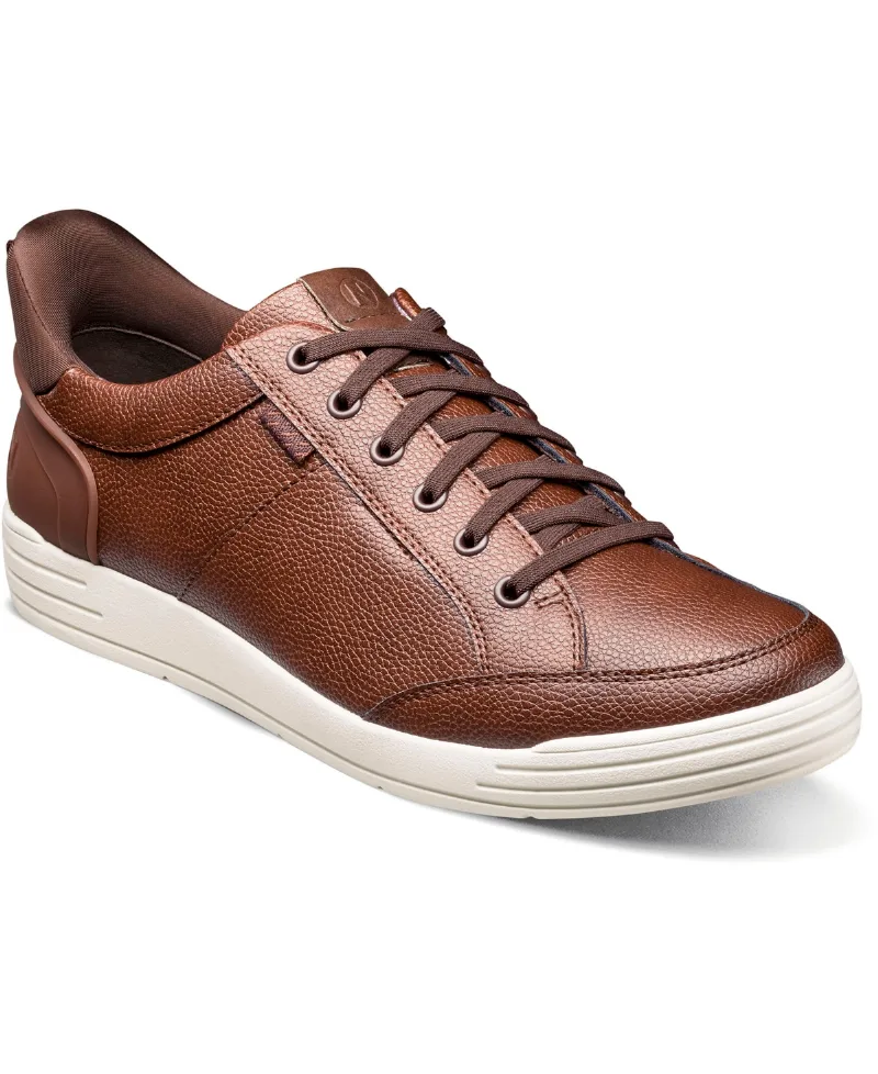 Nunn Bush Men's Kore City Walk Ez Lace To Toe Sneakers - Brandy multi