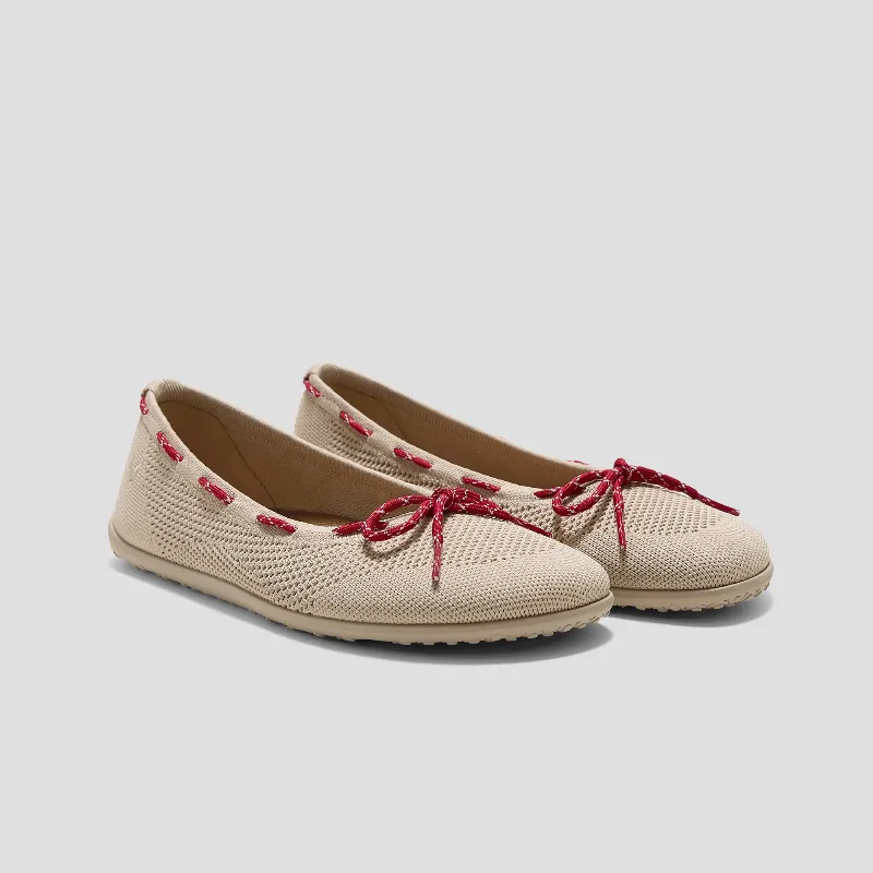VIVAIA Round-Toe Barefoot Flats (Nika)|ALMOND|7-7.5