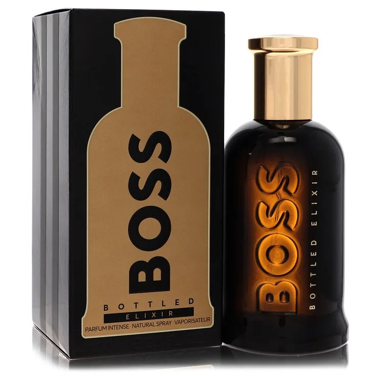 Boss Bottled Elixir Cologne 3.4 oz Parfum Intense Spray for Men