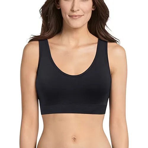 Jockey Seamfree Back Smoothing Bralette - 3041, Medium, Black