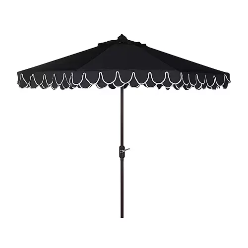 Safavieh Elegant Patio Collection Patio Umbrella, One Size, Blue