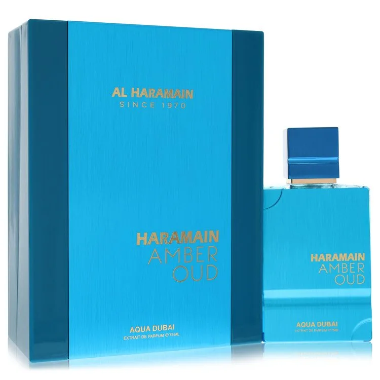 Al Haramain Amber Oud Aqua Dubai Pure Perfume 2.53 oz Extrait De Parfum Spray for Men