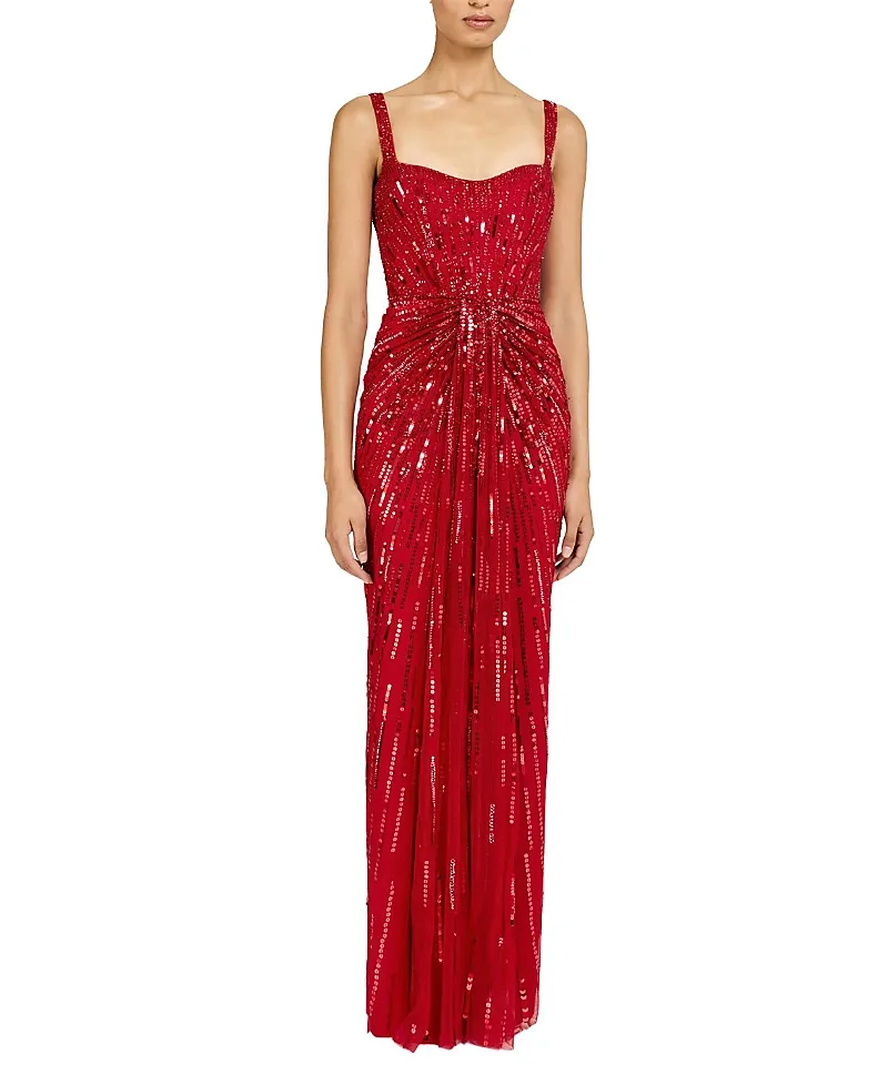 Jenny Packham Chrissy Sequin-Embellished Dress