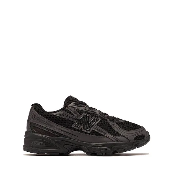 New Balance 740 Athletic Shoe - Little Kid - Black Cement / Black