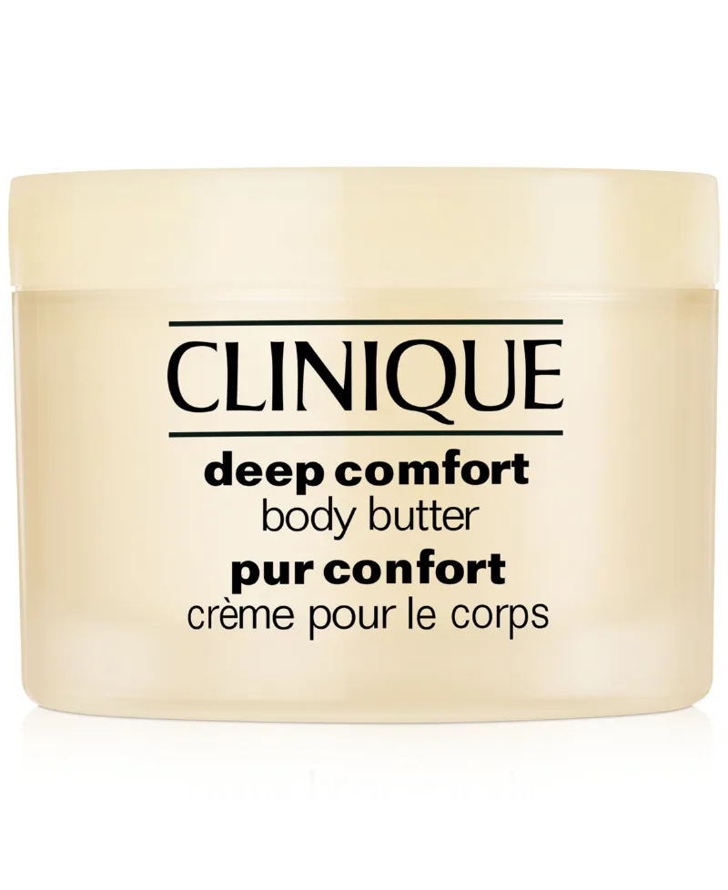 Clinique Deep Comfort Body Butter Cream with Shea Butter, 6.7 oz