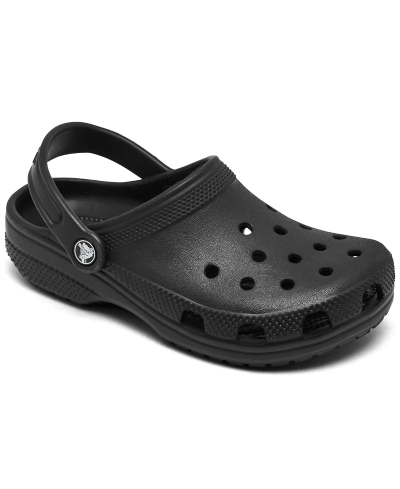 Crocs Little Kids Classic Clogs from Finish Line - Black
