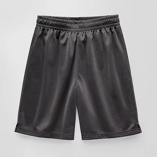 Xersion Little & Big Kid Boys Mesh Basketball Short, Xx-small (4-5), Gray