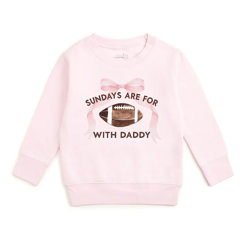 Sweet Wink Girls' Sundays Are For Football Sweatshirt - Baby, Little Kid