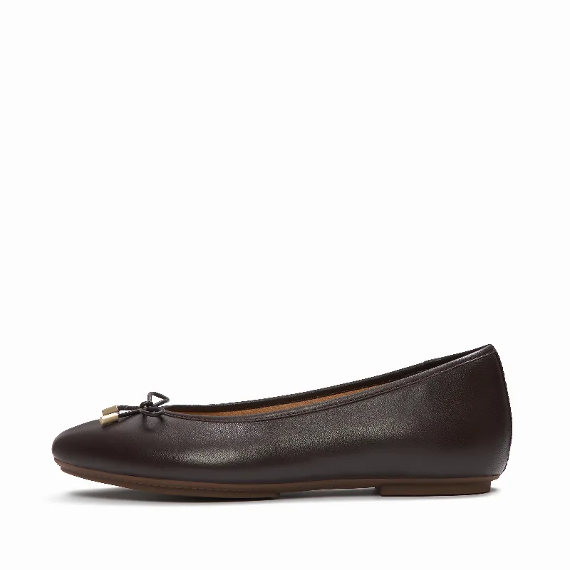 DELICATO Leather Ballerinas
