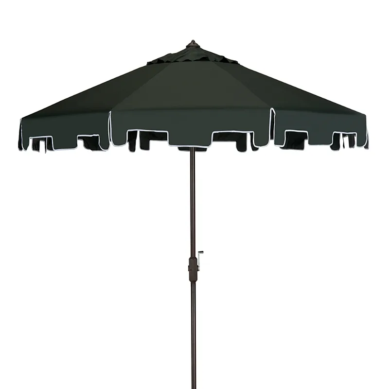 Safavieh Zimmerman 9 Ft Crank Market Umbrella